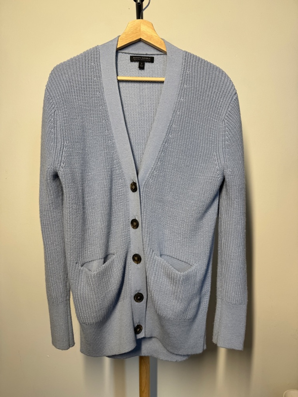 Banana Republic Light Blue Women's Knit Cardigan
